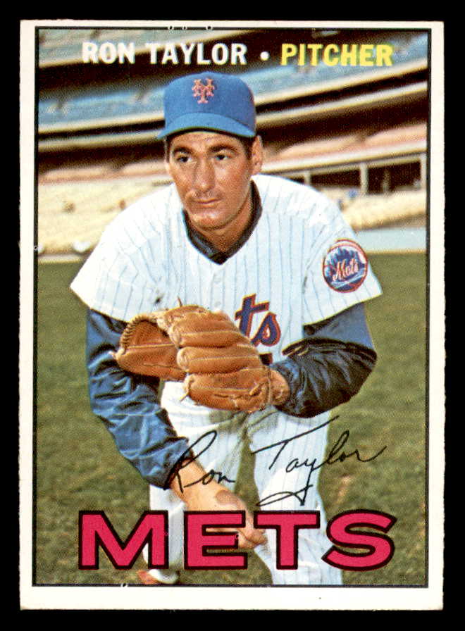 1967 Topps Baseball #606 Ron Taylor Mets EX-MT 566149