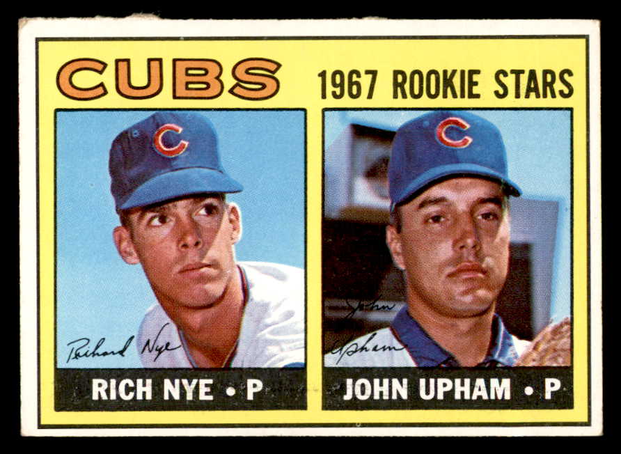 1967 Topps Baseball #608 Rich Nye Cubs VG-EX 566156