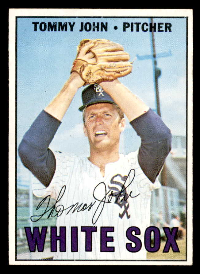 1967 Topps Baseball #609 Tommy John White Sox EX-MT 566158