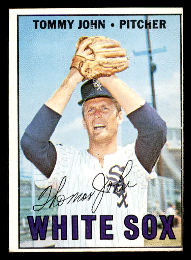 1967 Topps Baseball #609 Tommy John White Sox VG-EX 566160