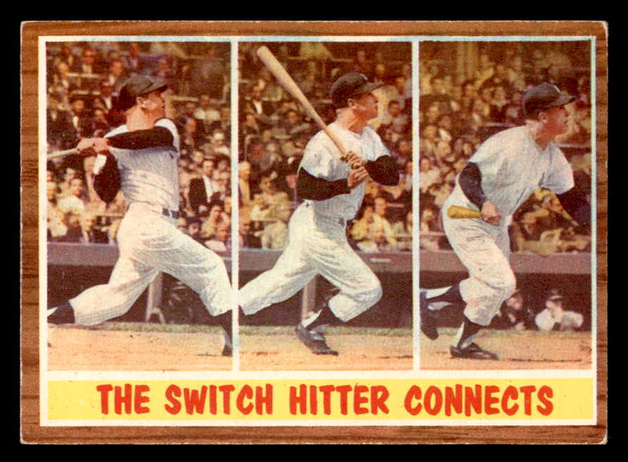 1962 Topps Baseball #318 Mickey Mantle IA Yankees VG-EX 566165