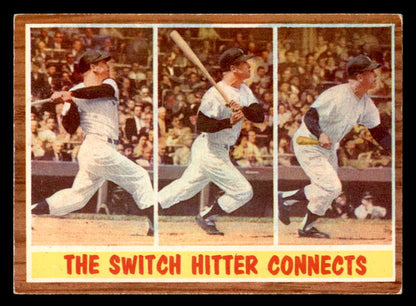 1962 Topps Baseball #318 Mickey Mantle IA Yankees VG-EX 566165