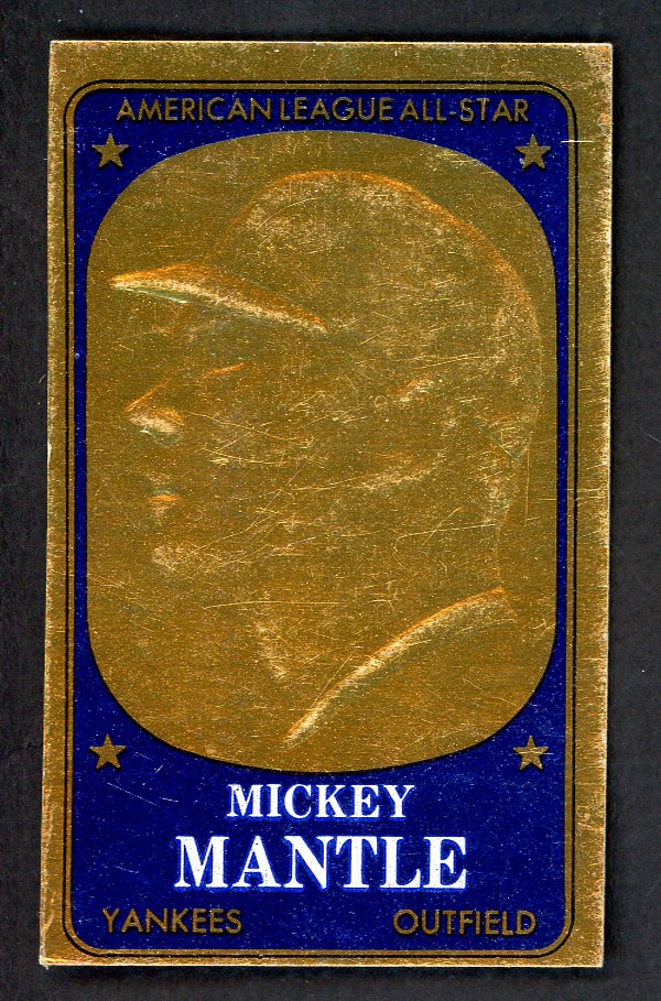 1965 Topps Baseball Embossed # 11 Mickey Mantle Yankees EX-MT 566183