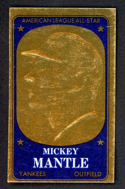1965 Topps Baseball Embossed # 11 Mickey Mantle Yankees EX-MT 566183