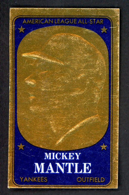 1965 Topps Baseball Embossed # 11 Mickey Mantle Yankees EX-MT 566183