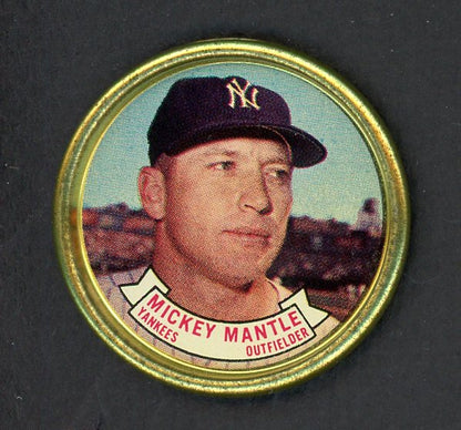 1964 Topps Baseball Coins #120 Mickey Mantle Yankees VG-EX 566193