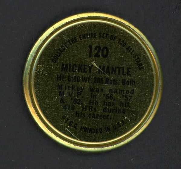1964 Topps Baseball Coins #120 Mickey Mantle Yankees VG-EX 566193