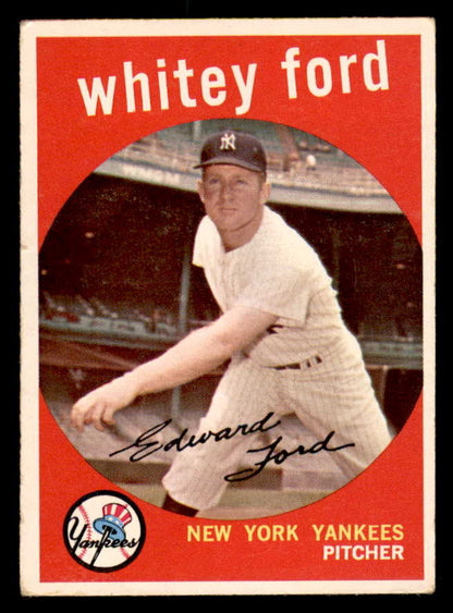 1959 Topps Baseball #430 Whitey Ford Yankees VG 566204