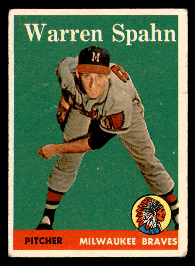 1958 Topps Baseball #270 Warren Spahn Braves VG 566205