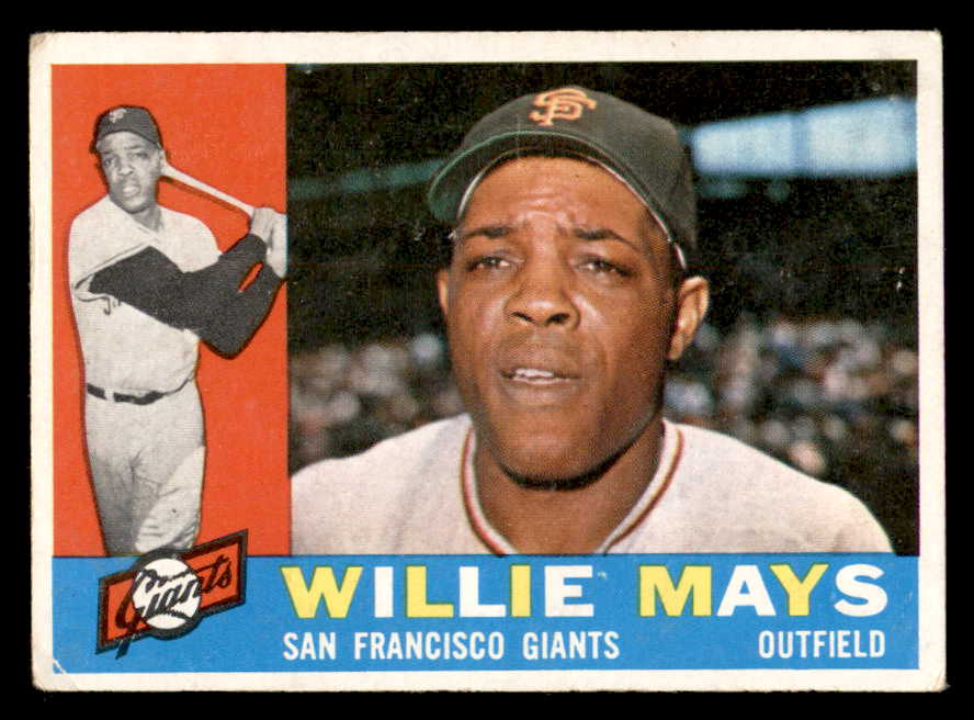1960 Topps Baseball #200 Willie Mays Giants VG 566206