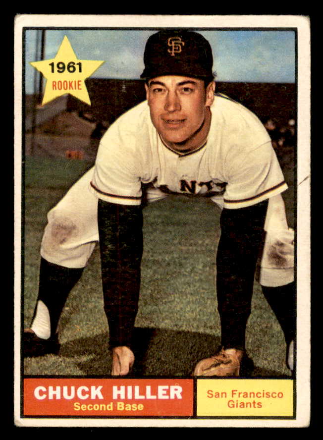 1961 Topps Baseball #538 Chuck Hiller Giants VG 566211