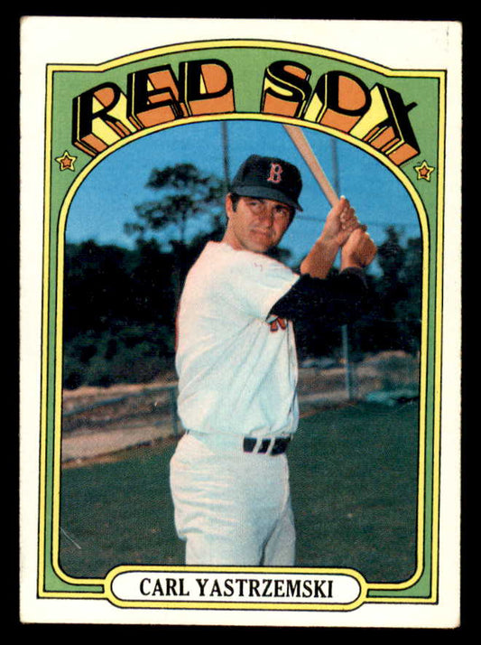 1972 Topps Baseball #037 Carl Yastrzemski Red Sox VG-EX 566213