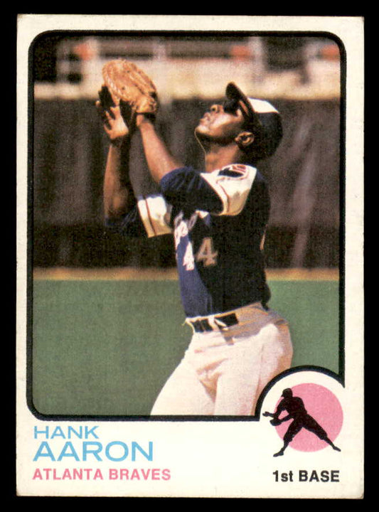 1973 Topps Baseball #100 Hank Aaron Braves VG-EX 566220