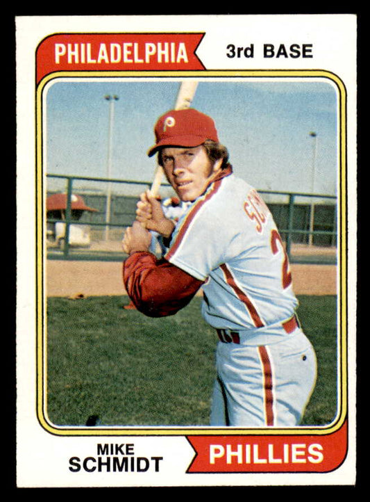 1974 Topps Baseball #283 Mike Schmidt Phillies NR-MT 566228