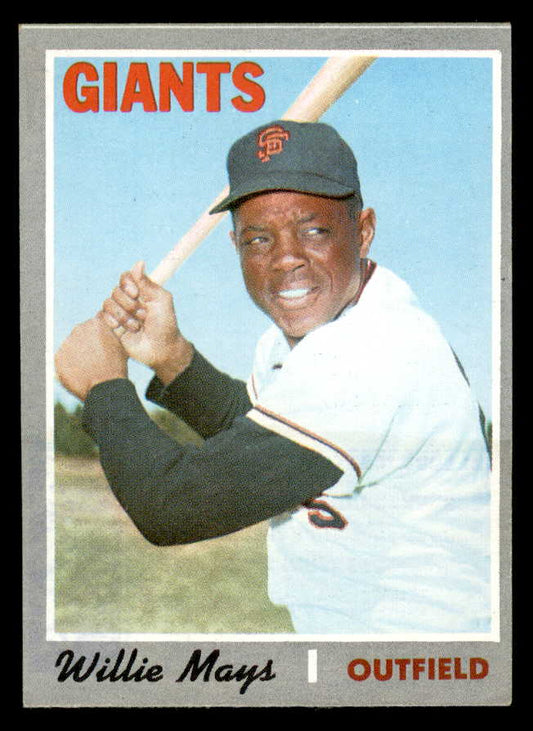 1970 Topps Baseball #600 Willie Mays Giants EX-MT 566235