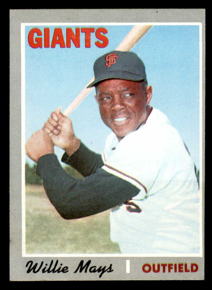 1970 Topps Baseball #600 Willie Mays Giants EX-MT 566236