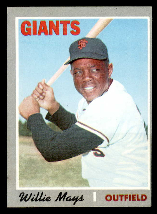 1970 Topps Baseball #600 Willie Mays Giants EX-MT 566236