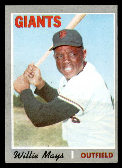 1970 Topps Baseball #600 Willie Mays Giants EX-MT 566237