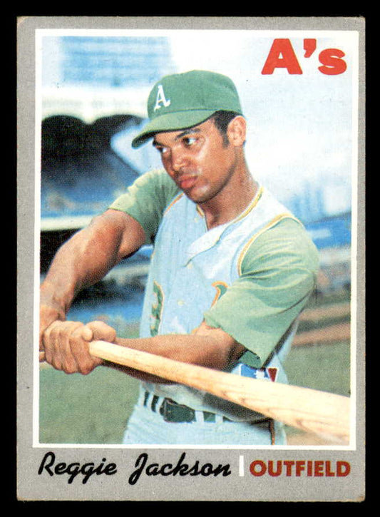 1970 Topps Baseball #140 Reggie Jackson A's EX 566240