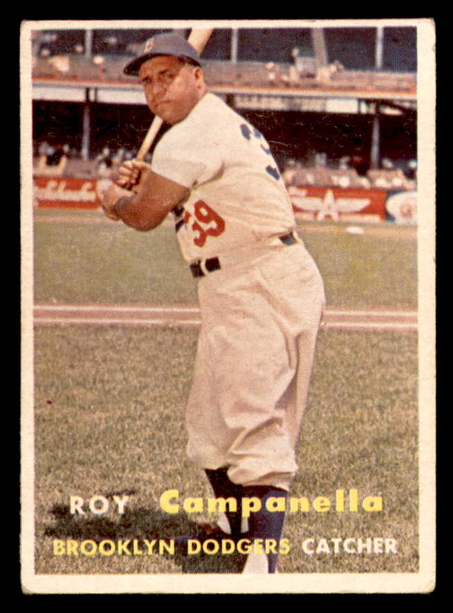 1957 Topps Baseball #210 Roy Campanella Dodgers VG-EX 566247