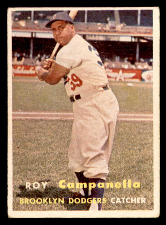 1957 Topps Baseball #210 Roy Campanella Dodgers VG-EX 566247