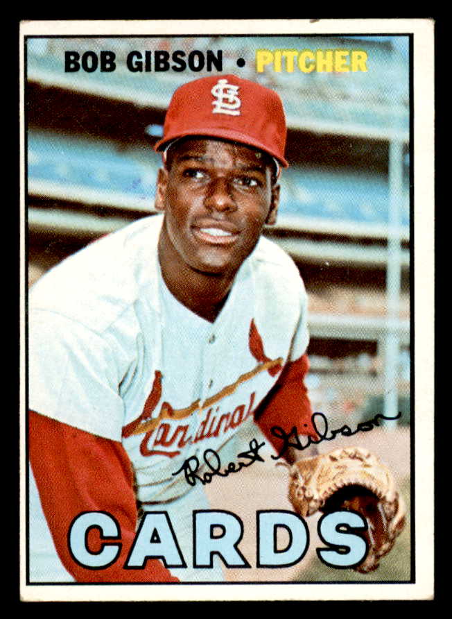 1967 Topps Baseball #210 Bob Gibson Cardinals VG-EX 566257