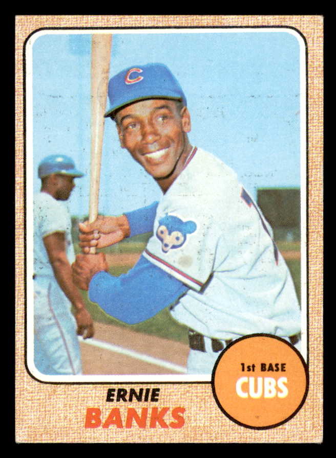 1968 Topps Baseball #355 Ernie Banks Cubs EX-MT 566261