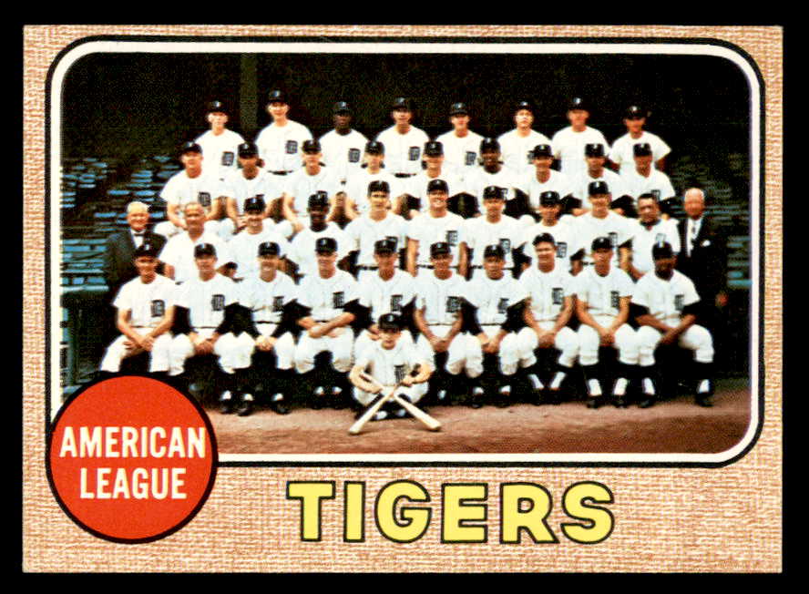 1968 Topps Baseball #528 Detroit Tigers Team EX-MT 566262