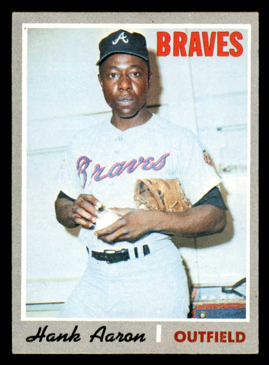 1970 Topps Baseball #500 Hank Aaron Braves EX-MT 566273