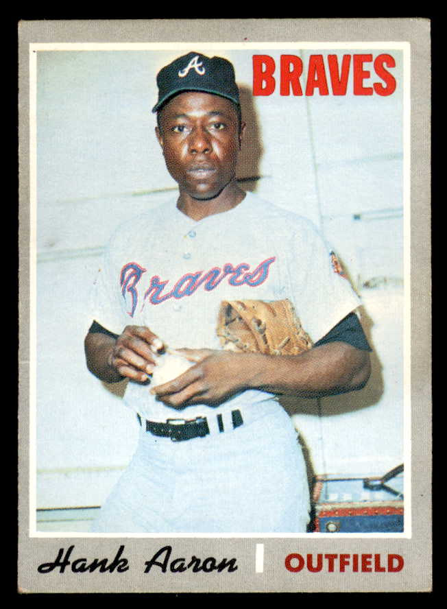 1970 Topps Baseball #500 Hank Aaron Braves VG-EX 566274
