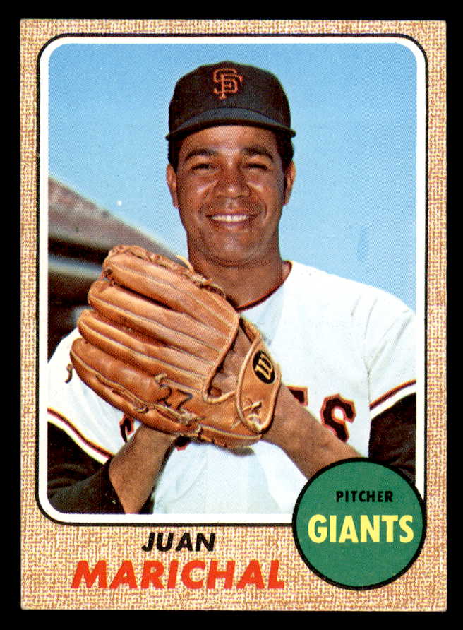 1968 Topps Baseball #205 Juan Marichal Giants EX+/EX-MT 566285