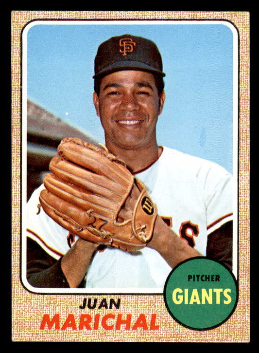 1968 Topps Baseball #205 Juan Marichal Giants EX+/EX-MT 566285