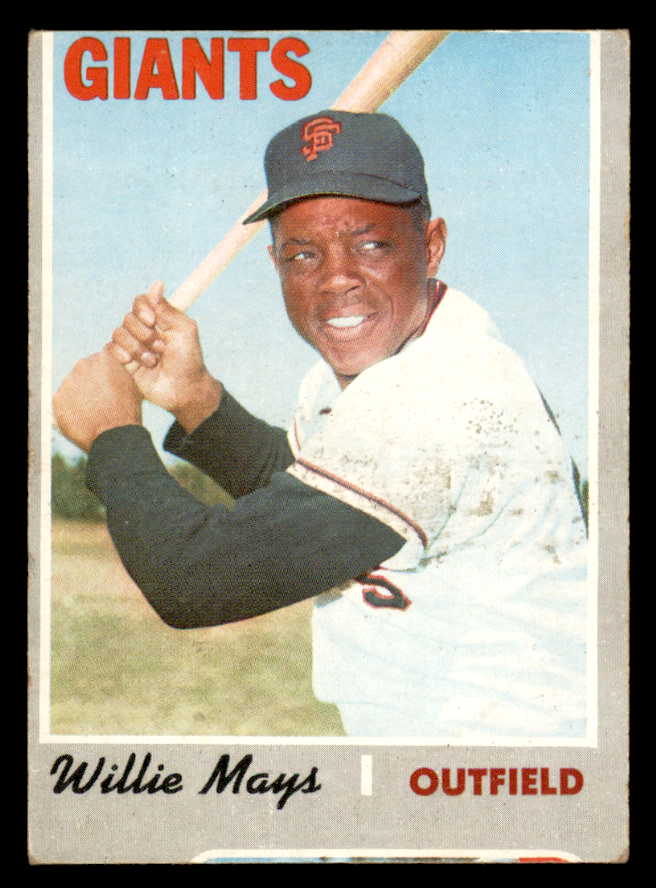 1970 Topps Baseball #600 Willie Mays Giants VG 566290