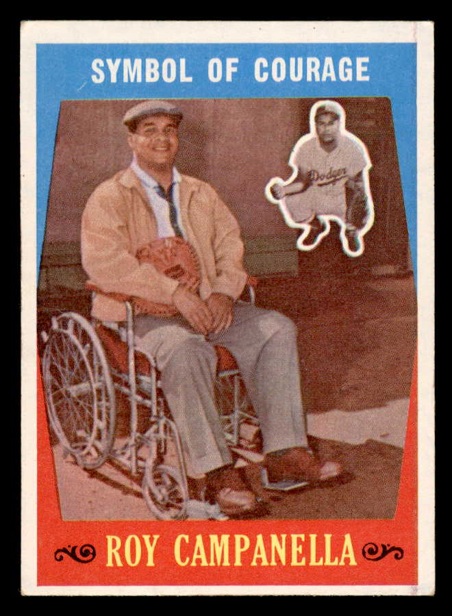 1959 Topps Baseball #550 Roy Campanella Dodgers EX 566299