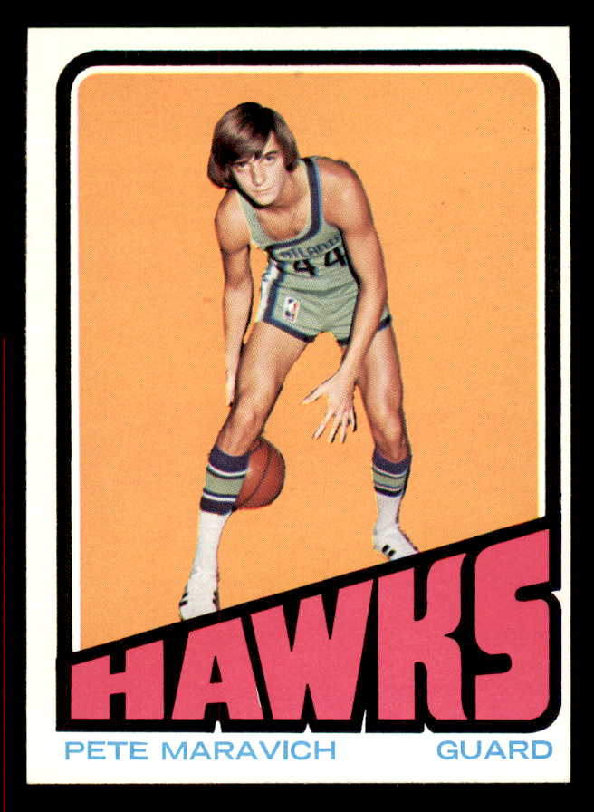 1972 Topps Basketball #005 Pete Maravich Hawks EX-MT 566305