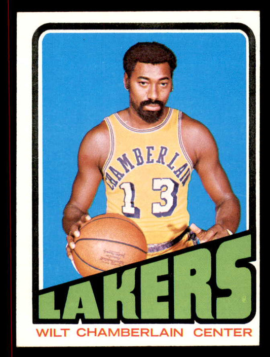 1972 Topps Basketball #001 Wilt Chamberlain Lakers NR-MT 566306