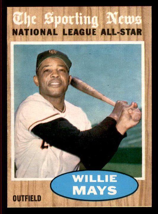 1962 Topps Baseball #395 Willie Mays A.S. Giants NR-MT 566308