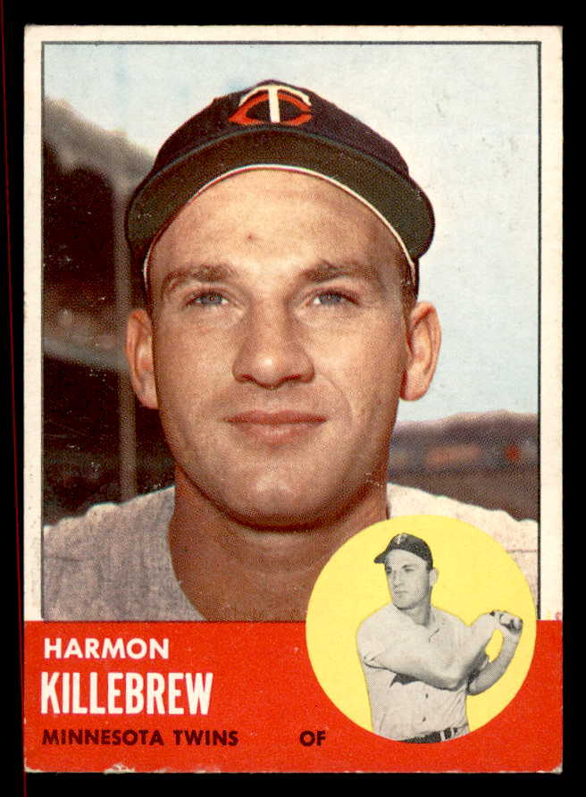 1963 Topps Baseball #500 Harmon Killebrew Twins VG-EX 566321