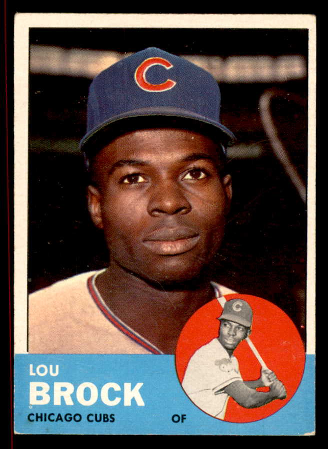 1963 Topps Baseball #472 Lou Brock Cubs VG-EX 566322