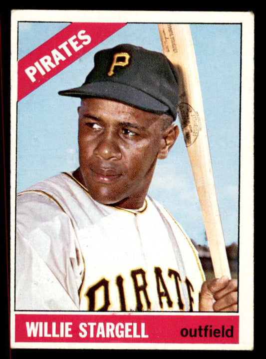 1966 Topps Baseball #255 Willie Stargell Pirates EX 566330