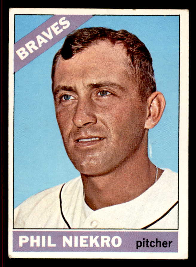 1966 Topps Baseball #28 Phil Niekro Braves VG-EX 566332