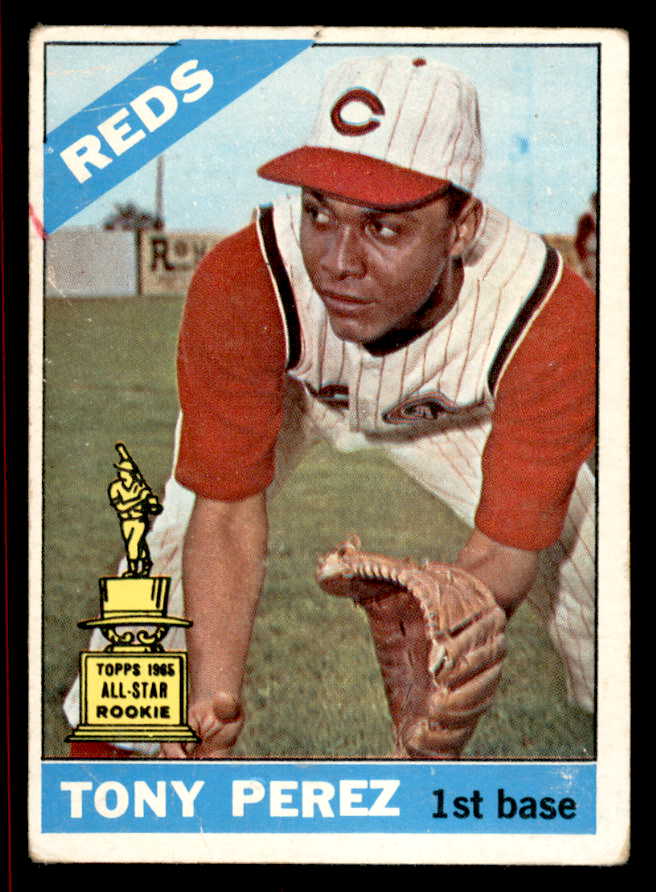 1966 Topps Baseball #72 Tony Perez Reds Good 566334