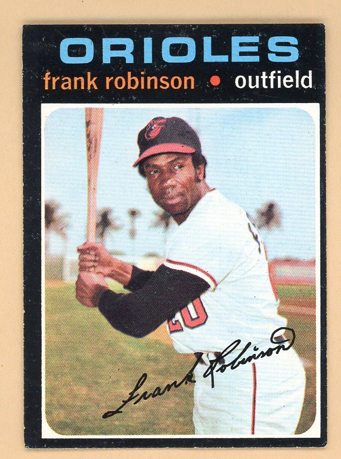 1971 Topps Baseball #640 Frank Robinson Orioles EX-MT 566368