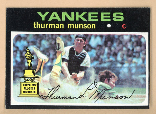 1971 Topps Baseball #005 Thurman Munson Yankees EX-MT 566369