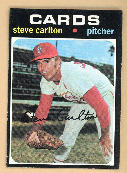 1971 Topps Baseball #055 Steve Carlton Cardinals EX-MT 566378