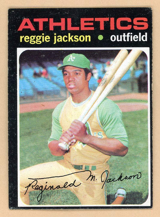 1971 Topps Baseball #020 Reggie Jackson A's VG-EX 566380