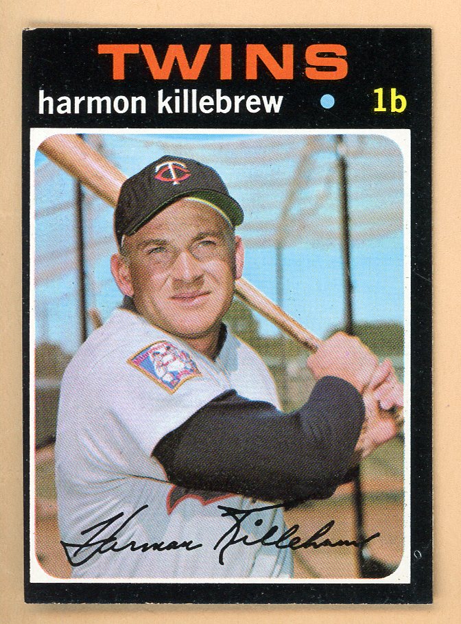 1971 Topps Baseball #550 Harmon Killebrew Twins EX-MT 566382