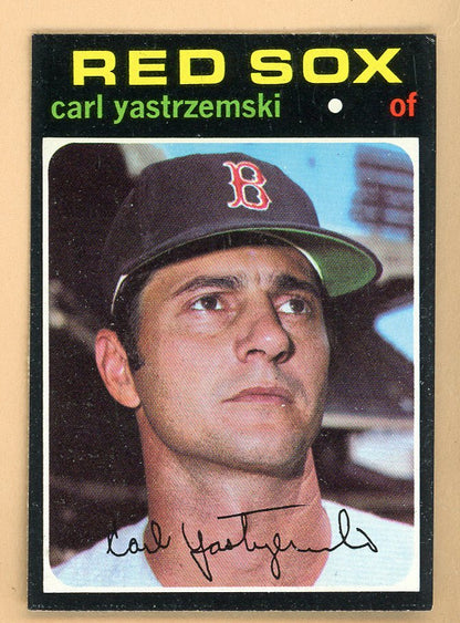 1971 Topps Baseball #530 Carl Yastrzemski Red Sox EX-MT 566393