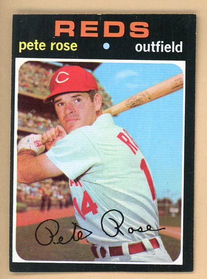 1971 Topps Baseball #100 Pete Rose Reds EX-MT 566403