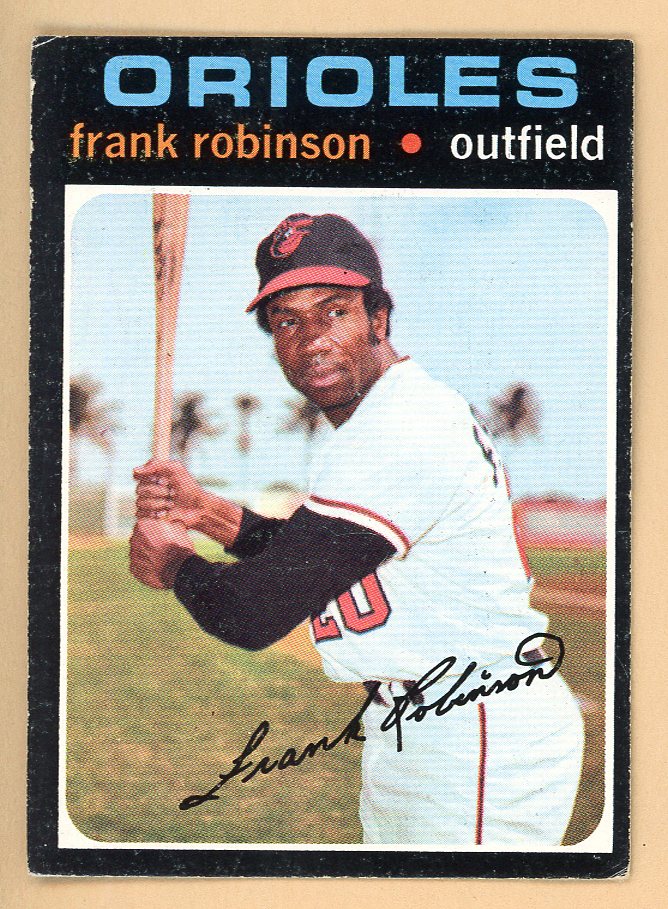 1971 Topps Baseball #640 Frank Robinson Orioles EX 566406